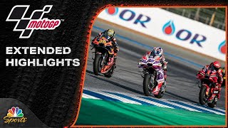 MotoGP EXTENDED HIGHLIGHTS Thailand Grand Prix  102923  Motorsports on NBC [upl. by Leay]