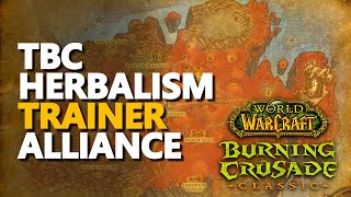 Herbalism Trainer TBC Location WoW Alliance Rorelien [upl. by Dunson]