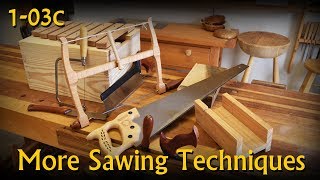 103c More Sawing Techniques [upl. by Genesia]