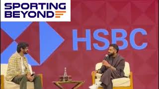 sporting beyond Virat Kohli New Brand launch at HSBC Event in Mumbai  Kohli interview with gaurav [upl. by Ylrae]