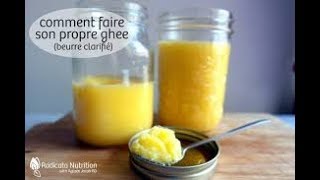 ghee le beurre clarifié MAISON [upl. by Quinlan]