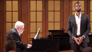 Justin Hopkins bassbaritone sings U vrat obiteli svyatoy  Rachmaninoff [upl. by Aleehs]