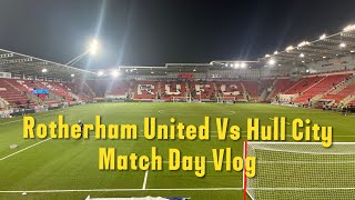 Rotherham United 12 Hull City Vlog  202324 [upl. by Airdnola]