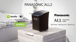 Panasonic SCALL2 multiroom connected speaker  Compact audio anywhere in the home [upl. by Olcott]