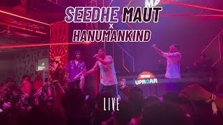 Seedhe Maut x Hanumankind UNRELEASED Song LIVE for the First time ever 4K Video [upl. by Harahs]