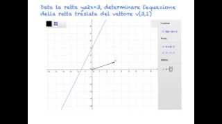 La traslazione della retta [upl. by Annelak]