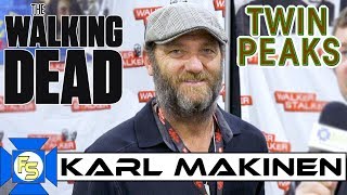 Karl Makinen The Walking Dead Twin Peaks Interview  Fandom Spotlite [upl. by Duquette577]