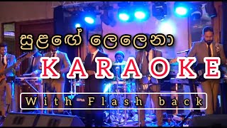 සුලඟේ ලෙලෙනා Karaoke [upl. by Nehtan148]