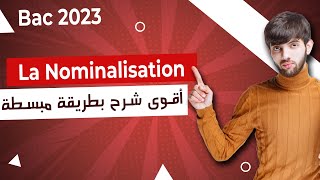 La nominalisation فيديو8  تطبيق على مواضيع البكالوريا bac2023 2023 تقنية le compte rendu [upl. by Omrellig735]