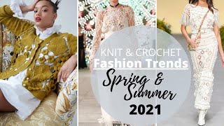 Fashion Trends SpringSummer 2021 Knitwear [upl. by Tnarg]