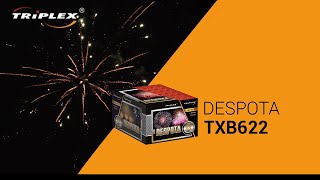 FAJERWERKI TXB622 49S 1 BATERIA DESPOTA F2 TRIPLEX FIREWORKS [upl. by Schwenk88]