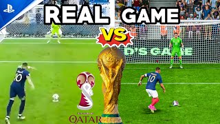 Argentina vs France 2022 World Cup Final Penalty Shootout Simulation  FC24 MESSI VS MBAPPE IN FC24 [upl. by Luigi819]