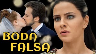 PELÍCULA COMPLETA  BODA FALSA  Series y novelas  completas En Español [upl. by Leach]