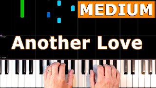 Tom Odell  Another Love  MEDIUM Piano Tutorial  Sheet Music [upl. by Elleinahc]