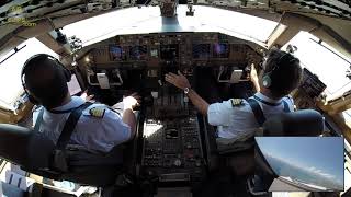 Air Austral Boeing 777300ER Cockpit Takeoff MUST SEE AirClips [upl. by Geof]