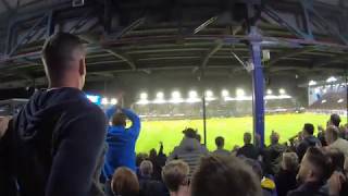 Portsmouth fans silence Southampton fans at Fratton Park  deafening atmosphere [upl. by Parnas]