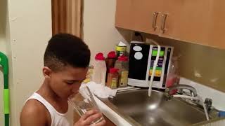 Demarjay Smith Drinks Kangen Water [upl. by Peedsaj]