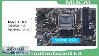 MUCAI H61 Motherboard LGA 1155 Kit Compatible With Intel Core CPUs 2nd Review [upl. by Rambert434]