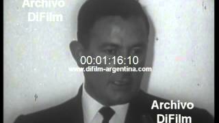 Rene Barrientos opina del golpe de Estado en Bolivia 1968 [upl. by Harness965]