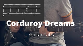 Corduroy Dreams by Rex Orange County  Guitar Tabs [upl. by Hollingsworth]