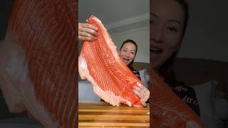 MUKBANG 12 SALMON SASHIMI BIAR PUASSSS 😍😍😍 [upl. by Dinsmore795]