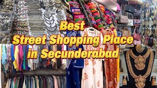 అన్ని items ఒకటే place లో అది చాలా తక్కువ ధరలోSecunderabad Street ShoppingLow cost shopping [upl. by Teena357]