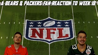 A Bears amp Packers Fan Reaction to Week 18 [upl. by Ahsimik538]