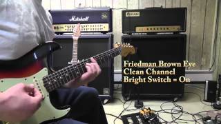 Friedman Brown Eye  Clean Channel [upl. by Akemihs]