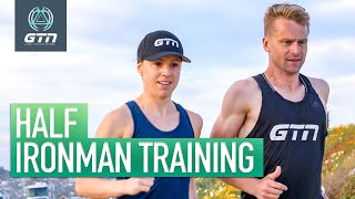 How To Train For A Half Ironman  703 Triathlon Distance Prep [upl. by Atteuqram172]