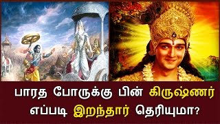 பாரத போருக்கு பின் கிருஷ்ணர் எப்படி இறந்தார்  How krishna died in Tamil  BioScope [upl. by Drisko]