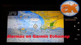 Alarmas en Garmin Echomap funciones poco conocidas [upl. by Llerrej20]