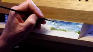 Fantastically Fast Foreedge Painting by Stephen Bowers [upl. by Ueik]