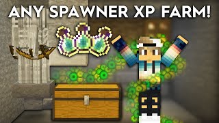 Minecraft Mob Spawner XP Farm  Easy Design  2500 Drops Per Hour [upl. by Jegar]