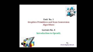 CG Lecture 41 OpenGL and its Architecture [upl. by Itch]