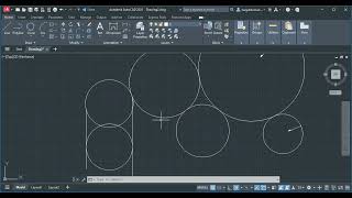 Autocad daire ve yay circle and arc komutu [upl. by Haeluj868]