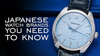 15 Japanese Watch Brands You Need To Know In 2024 [upl. by Adnwahsar666]