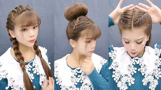 TOP 8 Braided Hairstyle Personalities for School Girls 👍 Transformation Hairstyle Tutorial [upl. by Eilrebma]