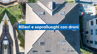 Rilievi coperture con droni per danni e progetti [upl. by Oicaro]