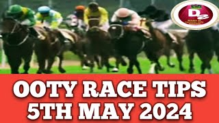 Ooty Race tips 5th May 2024 today Ooty Race tipsOoty Race tips dreams to success only success [upl. by Atirehgram]