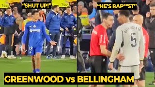 Jude Bellingham MOCKS Greenwood after did tackle as Getafe vs Real Madrid  Manchester United News [upl. by Thain]