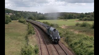 60007  Sir Nigel Gresley  Rattery Bank  11th July 2024 [upl. by Westfall]