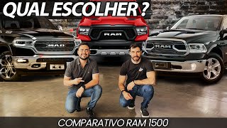 RAM 1500 LIMITED 2023 VS REBEL VS CLASSIC  COMPARATIVO  Qual é melhor [upl. by Elraet]