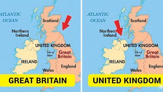 The Difference between the UK Great Britain and England [upl. by Lenwood]