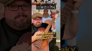 Achy Breaky Heart by Billy Ray Cyrus Guitar Tutorial shorts guitar guitarra music musica [upl. by Niltac]