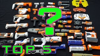 TOP 5 BEST NERF ATTACHMENTS [upl. by Daitzman]