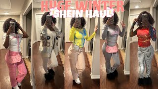 HUGE WINTER SHEIN Try on Clothing Haul 2023  Khalea Marie [upl. by Trip345]