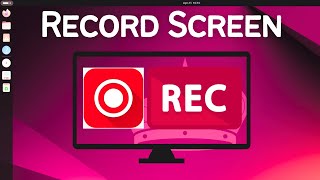 How to Record Screen In Ubuntu 2404 LTS Linux 2024 [upl. by Hanad]