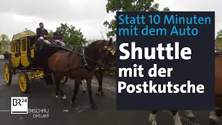 8 Kilometer in 1 Stunde Mit der Postkutsche von Bad Kissingen nach Bad Bocklet  BR24 [upl. by Medin]