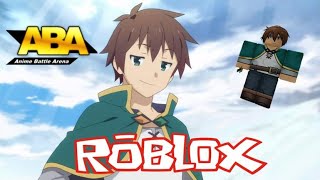 JOGANDO COM O KAZUMA  KONOSUBA  ANIME BATTLE ARENA  ROBLOX [upl. by Adilem288]