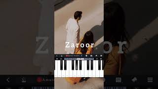 Zaroor song on Piano  Aparshakti Khurana piano reels music shorts [upl. by Yna324]